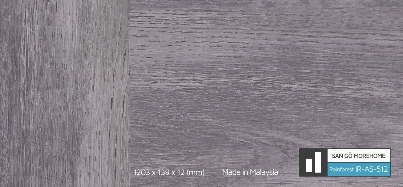 Sàn gỗ công nghiệp Rainforest IR AS 512
