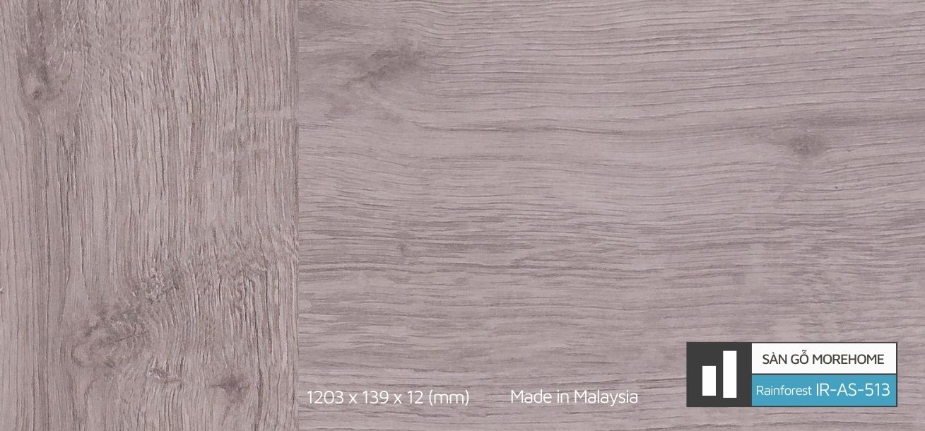 Sàn gỗ công nghiệp Rainforest IR AS 513